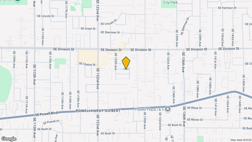 12616 SE Taggart St Map and Location Details