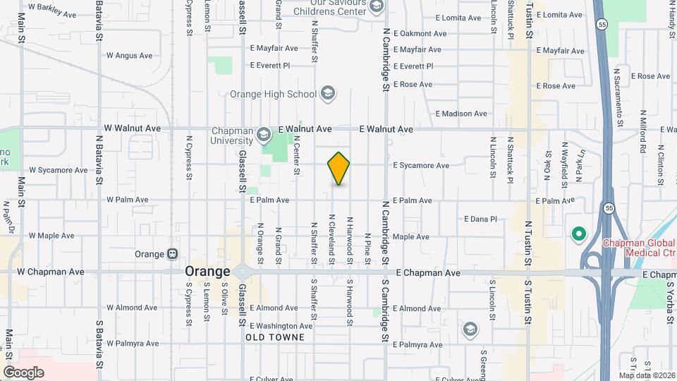 317 N Cleveland St Map and Location Details