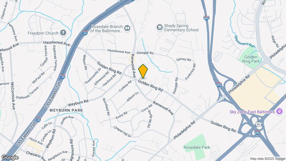 6408 Golden Ring Rd Mapa y Detalles de la Ubicación