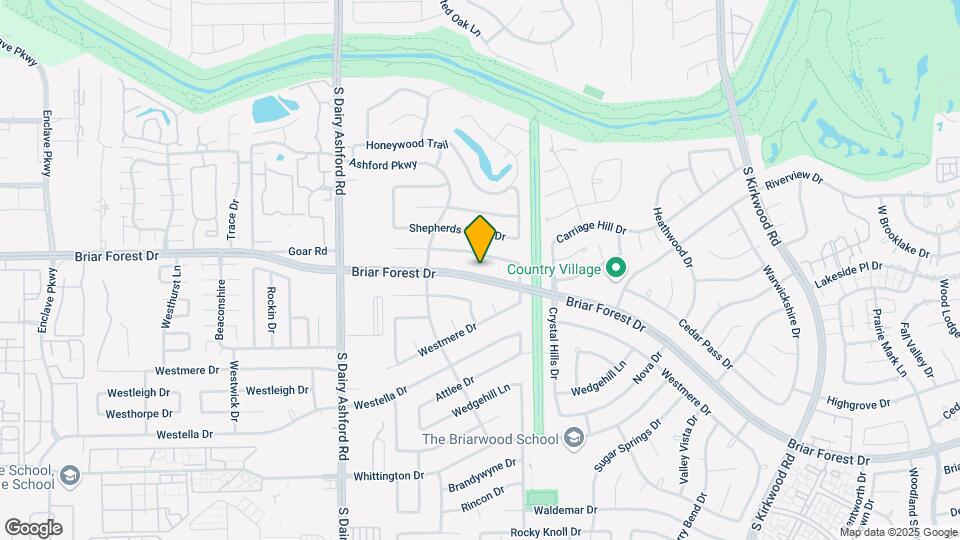 12434 Briar Forest Dr Map and Location Details