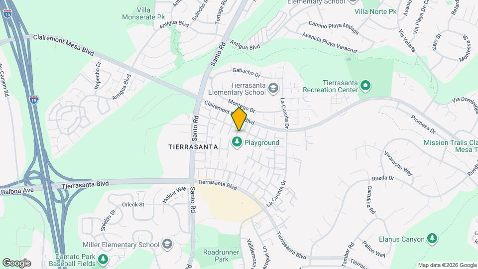 10695 Esmeraldas Dr Map and Location Details