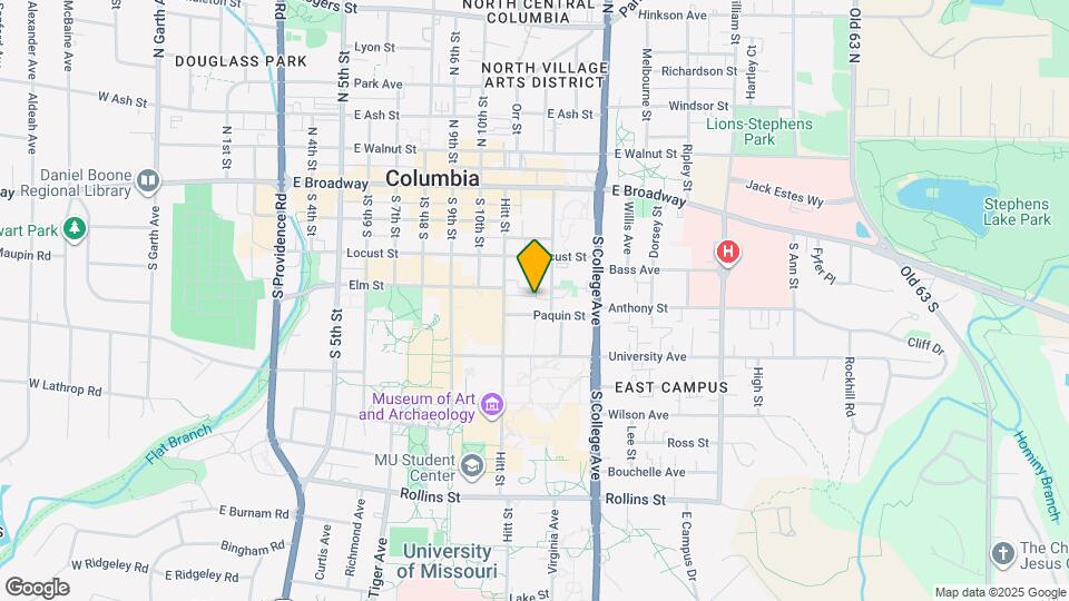 1112 Hamilton Way Map and Location Details