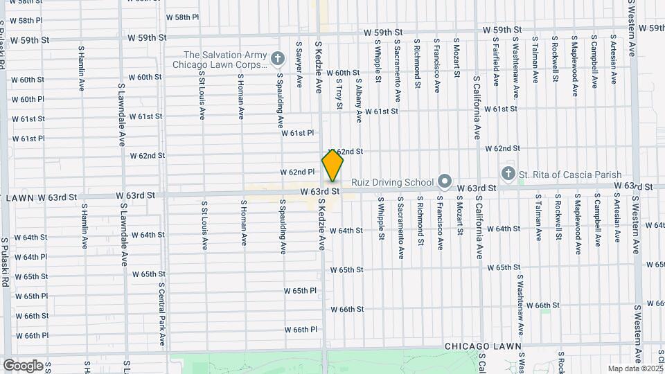 3144 W 63rd St Map and Location Details