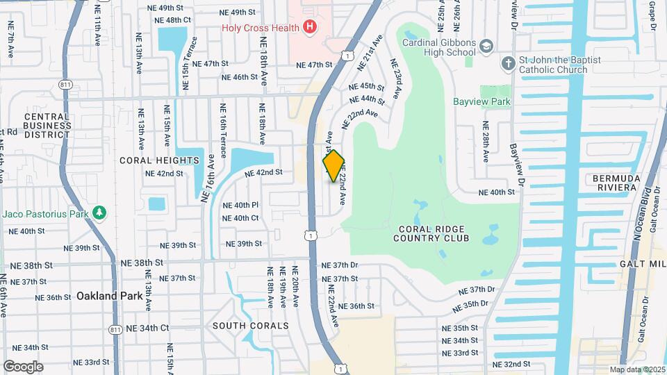 4004 NE 21st Ave Mapa y Detalles de la Ubicación