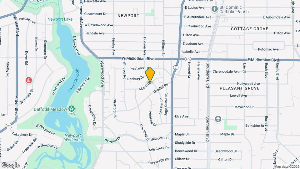 4104 Hudson Dr Map and Location Details