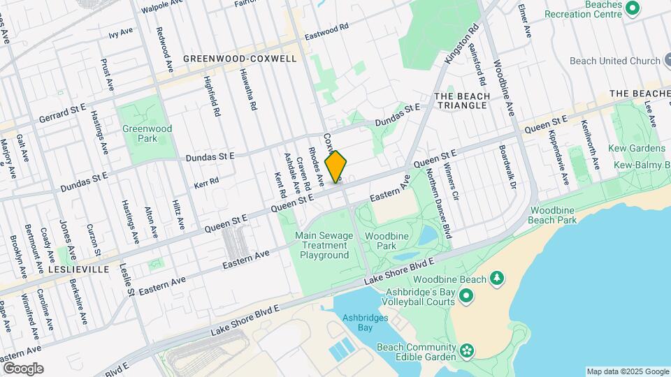 1606 Queen St E Map and Location Details