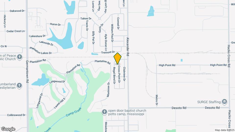 8471 Cross Point Dr Map and Location Details