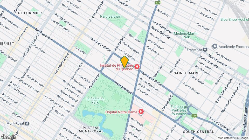 3560 De Bordeaux Rue Map and Location Details