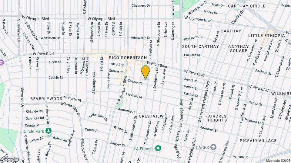 1475 S Bedford St Map and Location Details