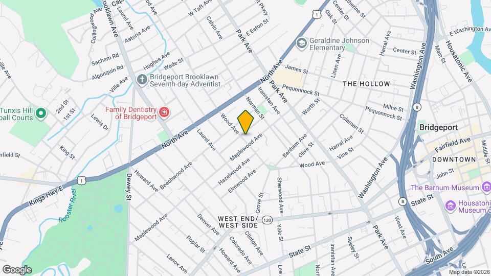 470 Wood Ave Map and Location Details