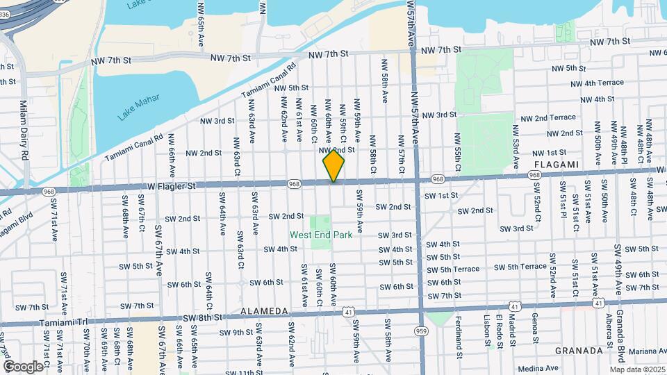 5990 W Flagler St Map and Location Details