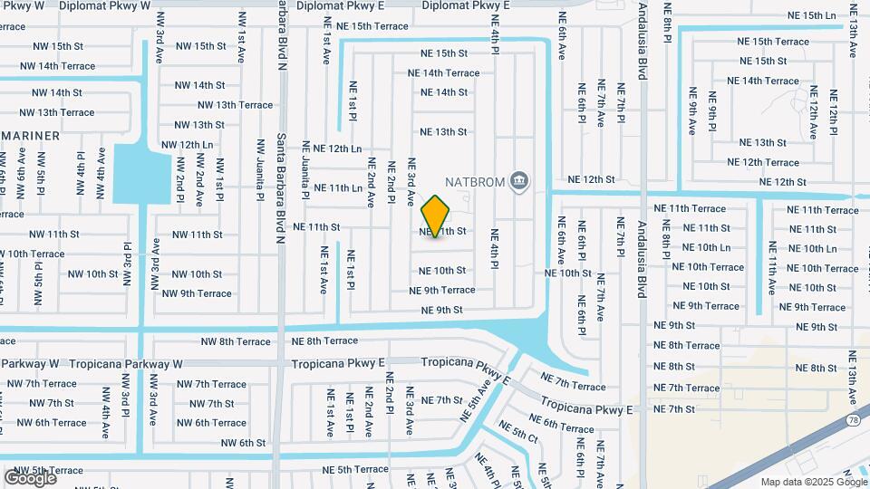 317 NE 10th Terrace Map and Location Details