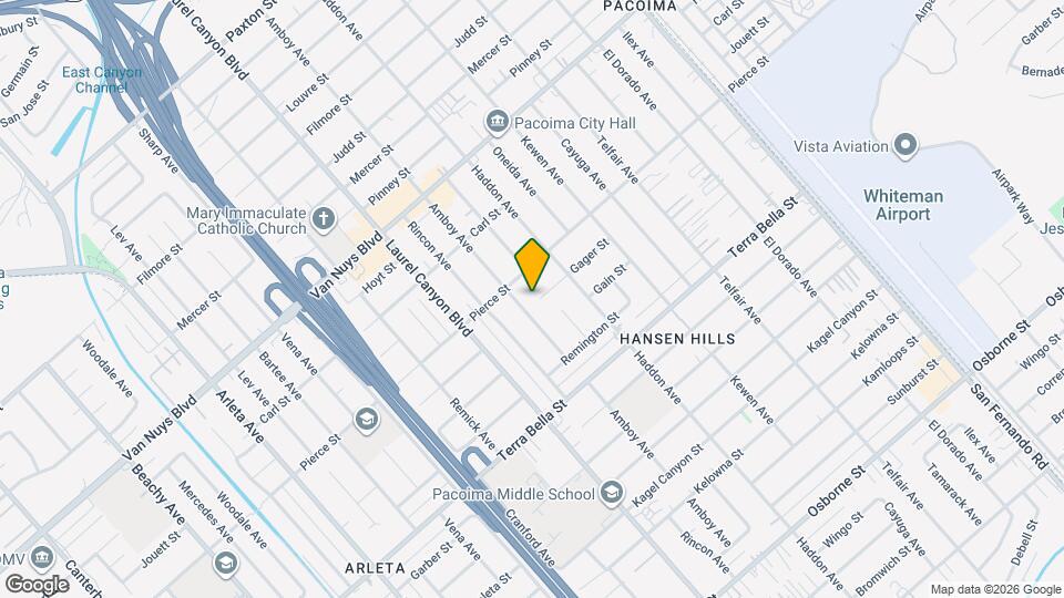 13445 Gager St Map and Location Details