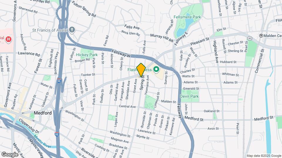 248 Spring St Map and Location Details