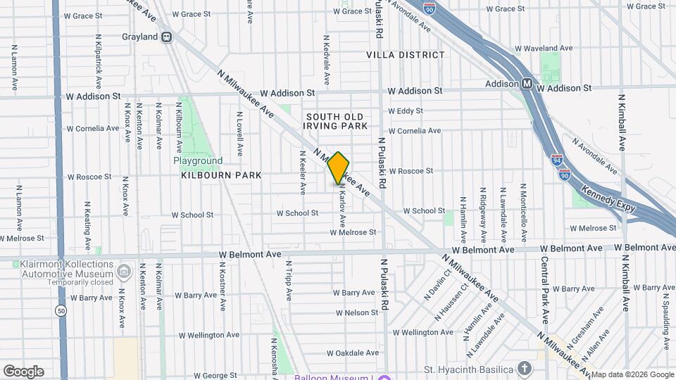 4100 W Henderson St Map and Location Details