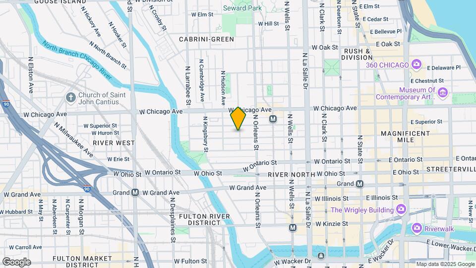 400 W Huron St Mapa y Detalles de la Ubicación