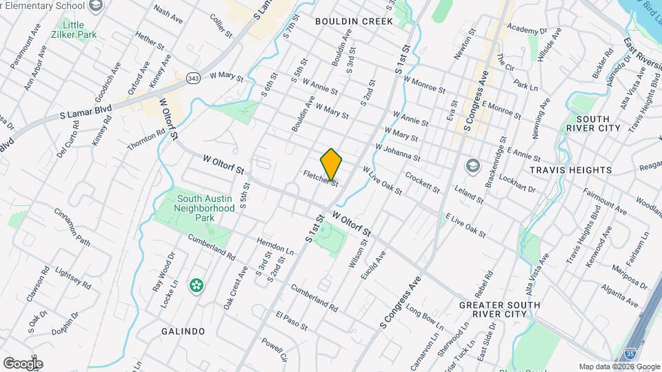 609 Fletcher St Map and Location Details