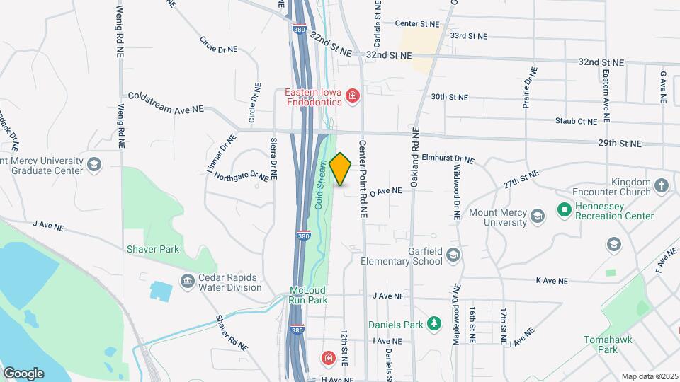 1207 O Ave Pl NE Mapa y Detalles de la Ubicación