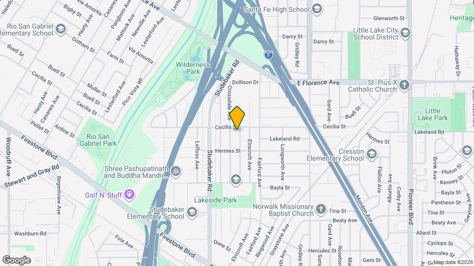 11215 Dalwood Ave Map and Location Details