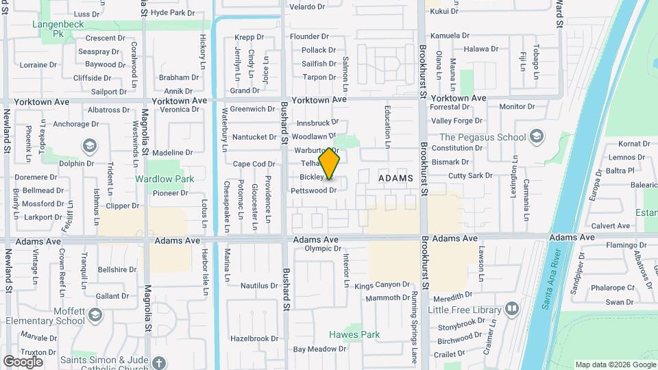 9582 Pettswood Dr Map and Location Details