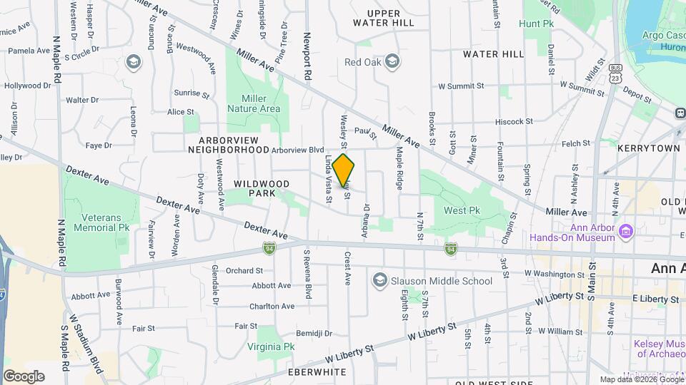 309 Wesley St Map and Location Details
