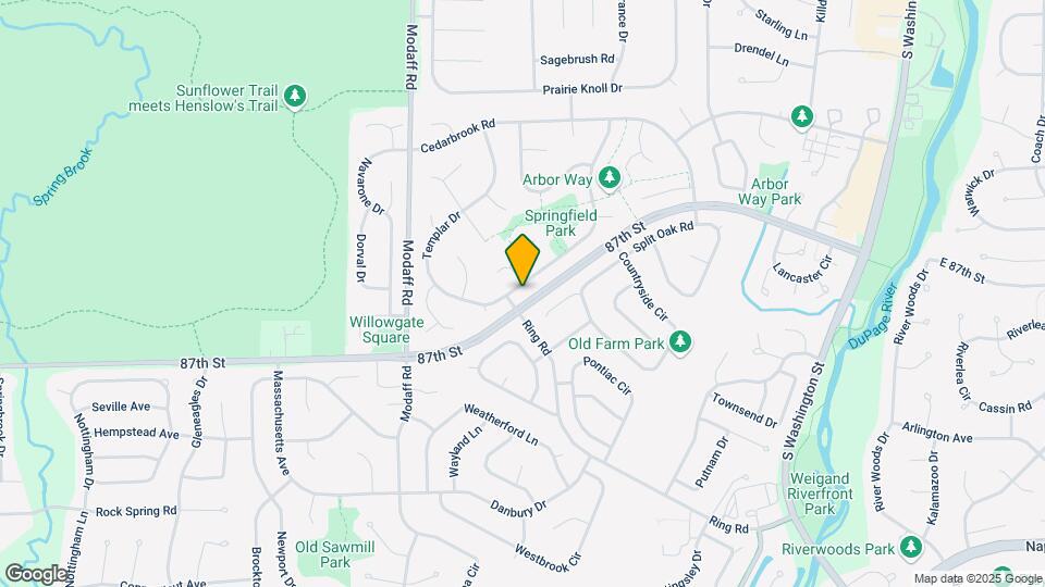 2080 Springside Dr Map and Location Details