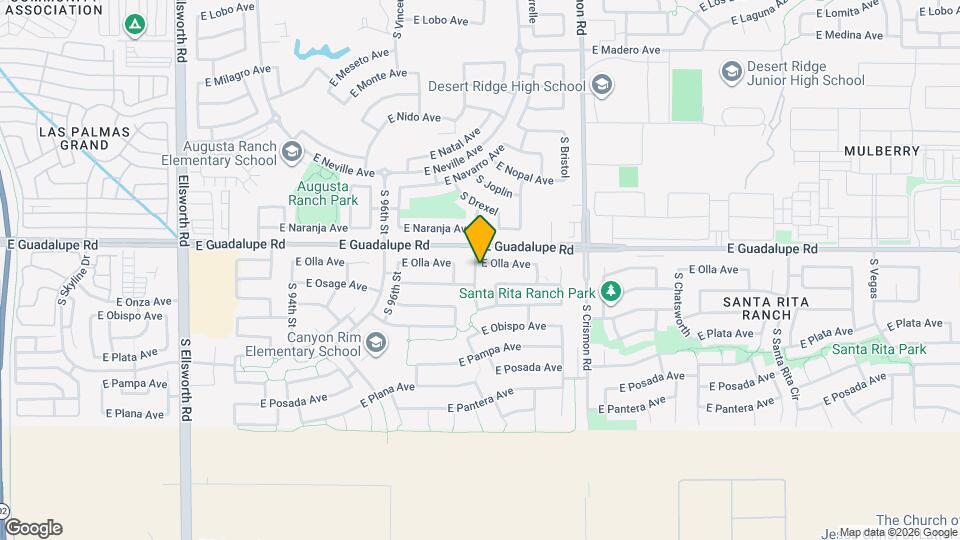 9803 E Olla Ave Map and Location Details