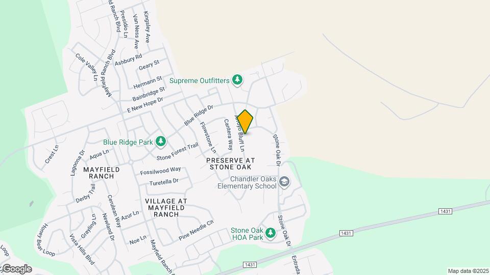 3219 Arroyo Bluff Ln Map and Location Details