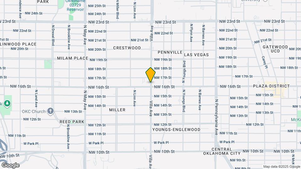 1715 N Villa Ave Map and Location Details