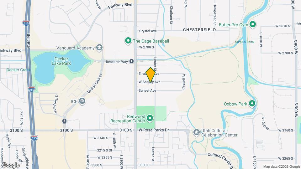 1619 W Shelley Ave Map and Location Details