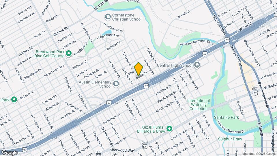 622 N Madison St Map and Location Details