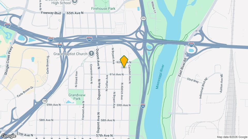 6116 N Aldrich Ave Map and Location Details