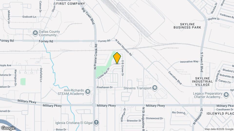 9408 Cedar Run Dr Map and Location Details