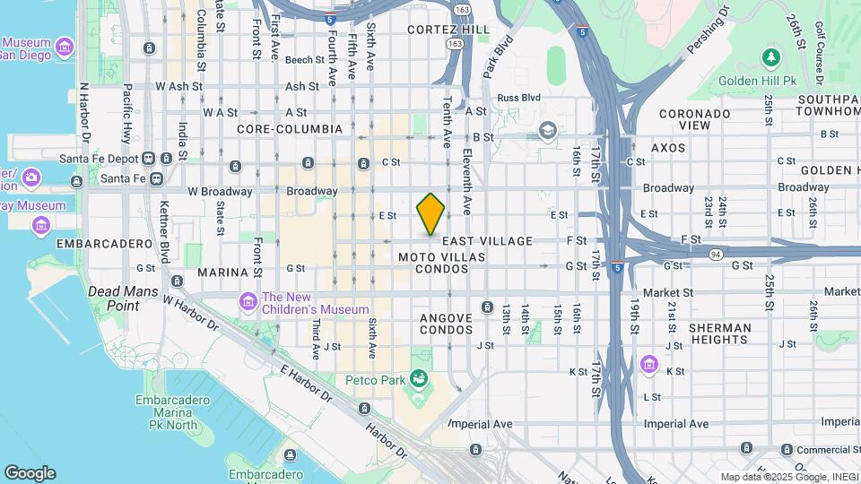 900 F Street Apartments Map and Location Details