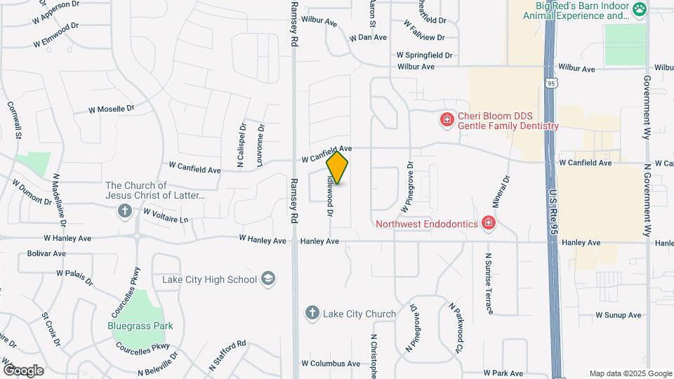 6644 Idlewood Dr Map and Location Details