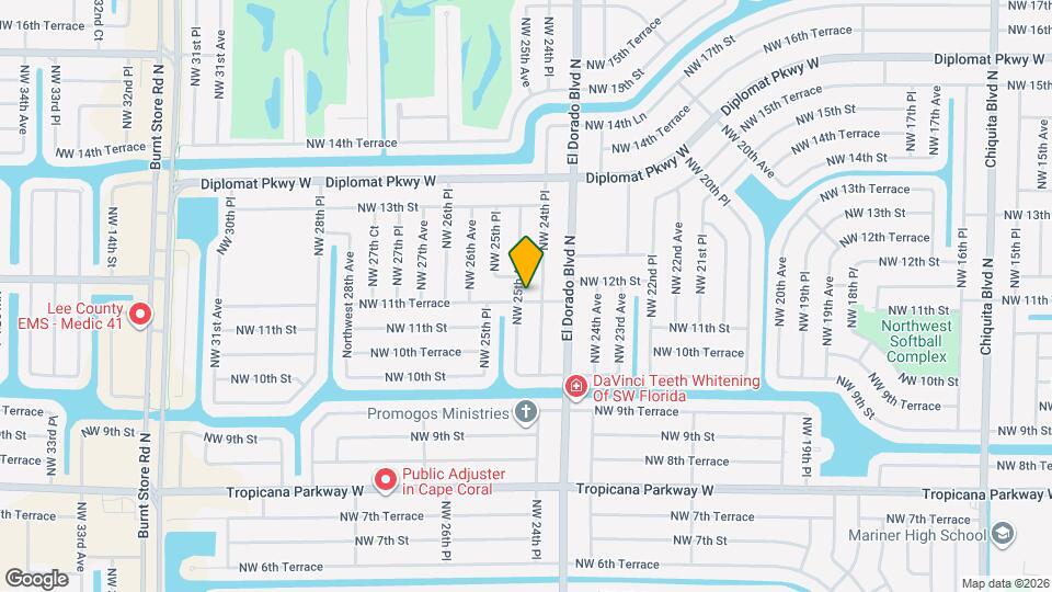 1115 NW 25th Ave Map and Location Details
