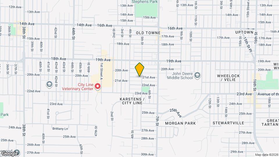 438 21st Ave Map and Location Details