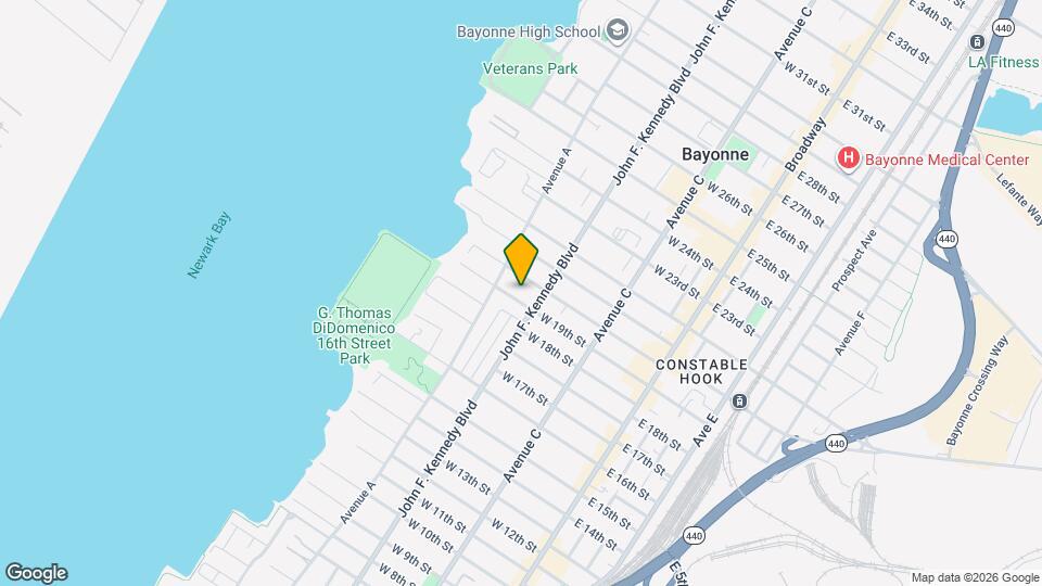 121 W 19th St Map and Location Details