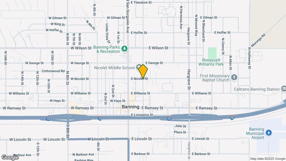 372 N Alessandro St Mapa y Detalles de la Ubicación
