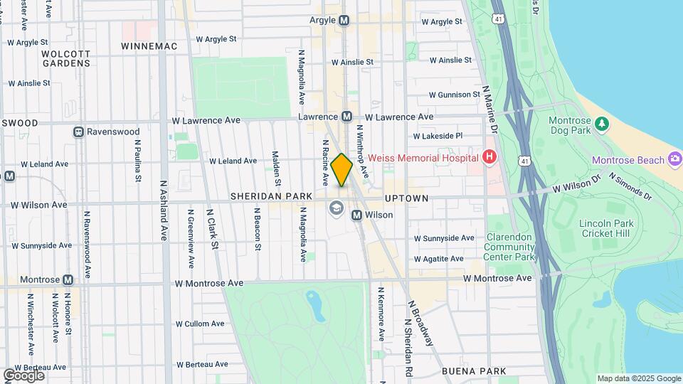 1124 W Wilson Avenue Mapa y Detalles de la Ubicación