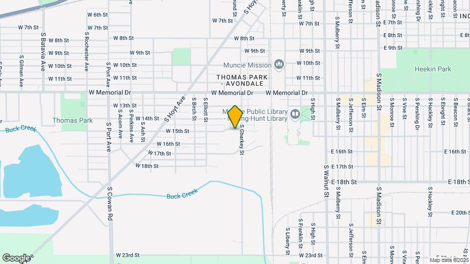 707 W 15th St Map and Location Details