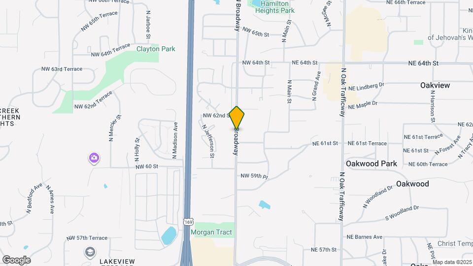 6109 N Broadway Map and Location Details