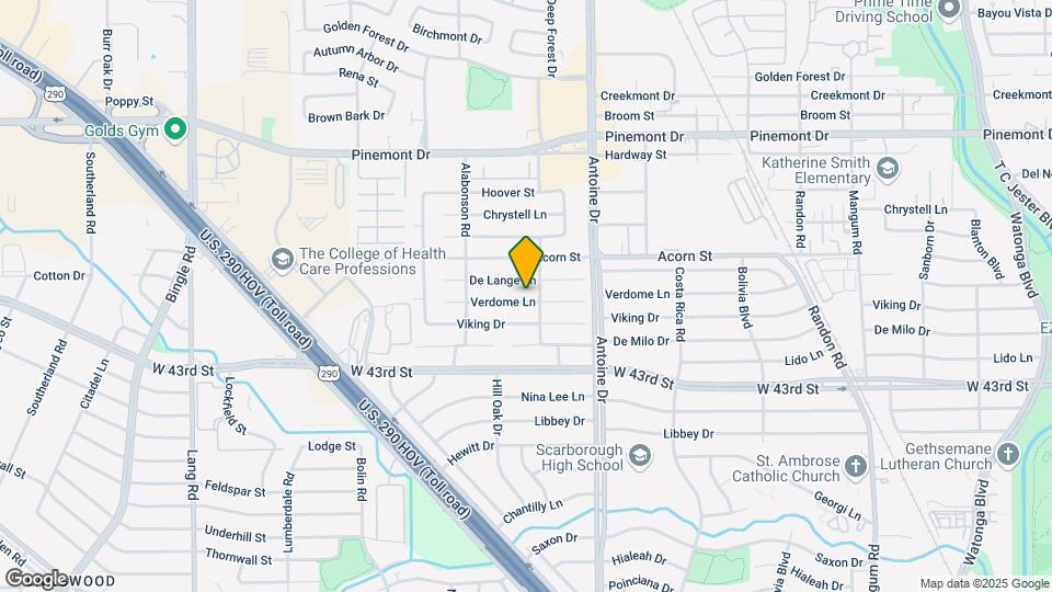 5710 Verdome Ln Map and Location Details