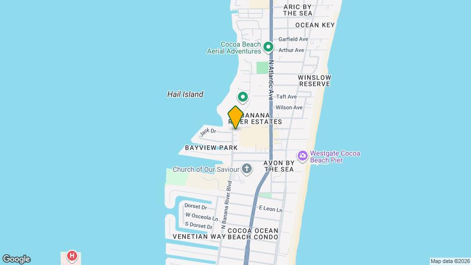 5640 N Banana River Blvd Map and Location Details