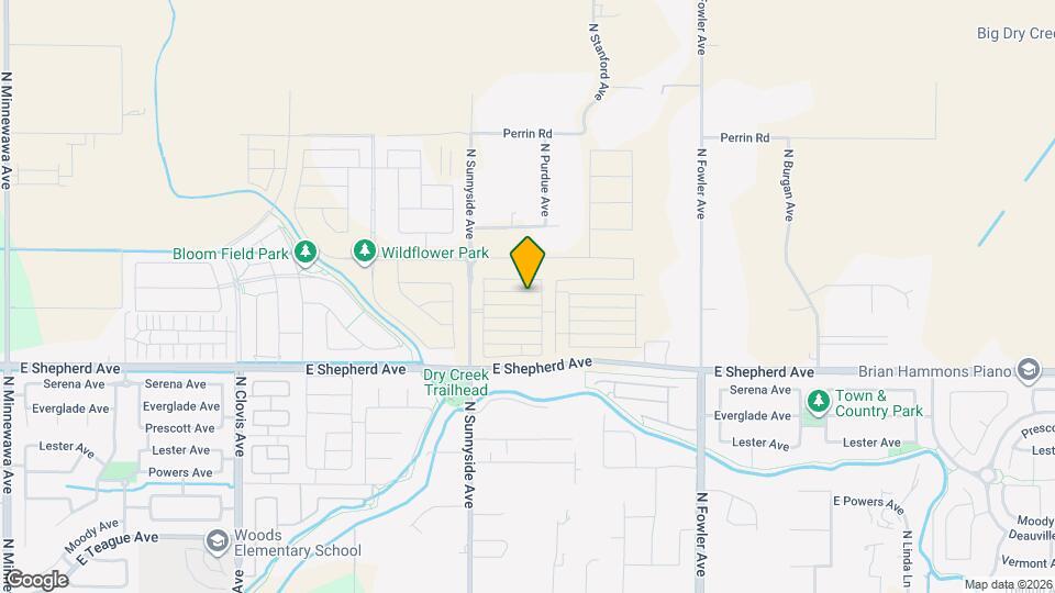 1526 Woodhill Ln Mapa y Detalles de la Ubicación