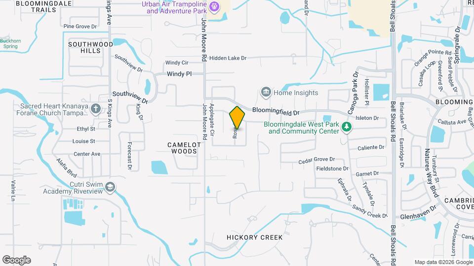 3908 Rosedale Dr Map and Location Details