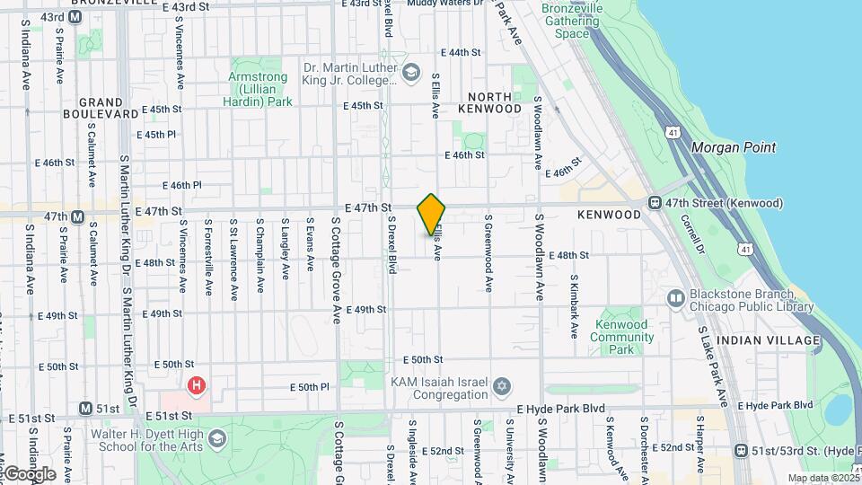 4742 S Ellis Ave Map and Location Details