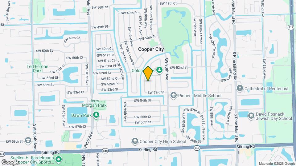 5211 SW 91st Ave Map and Location Details