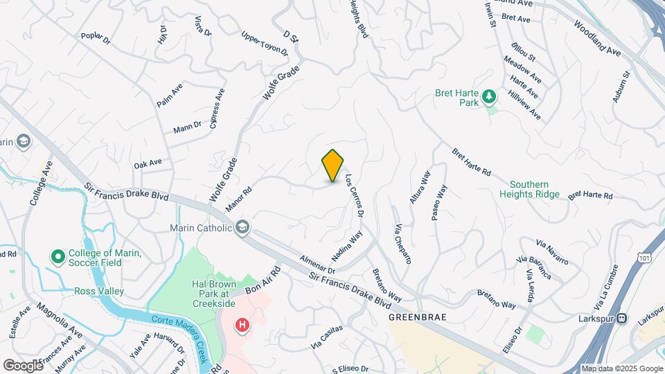 359 Los Cerros Dr Map and Location Details