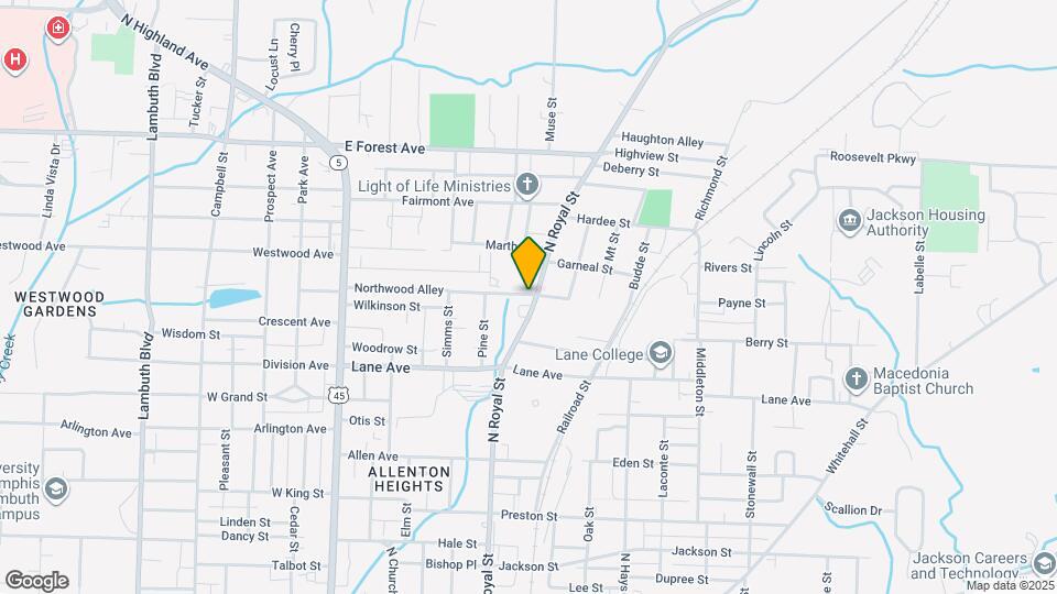 877 N Royal St, Unit B Map and Location Details